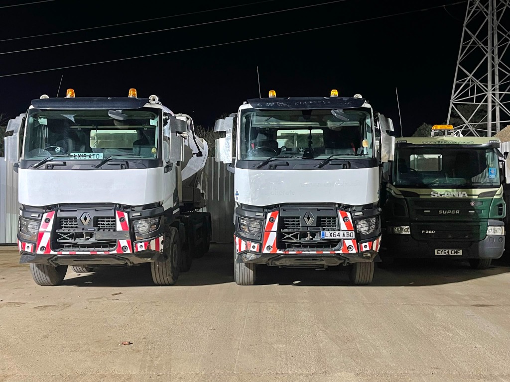 8-Wheel Volumetric Concrete Delivery Fleet Northwood